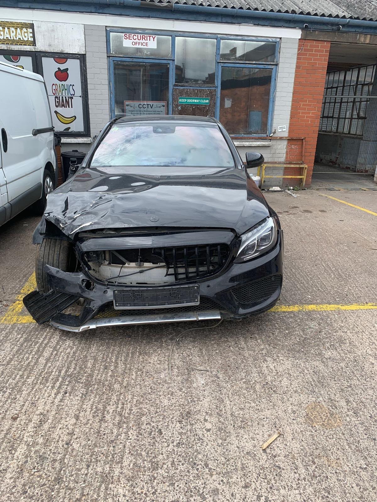 Front-end rebuild, Mercedes C-Class