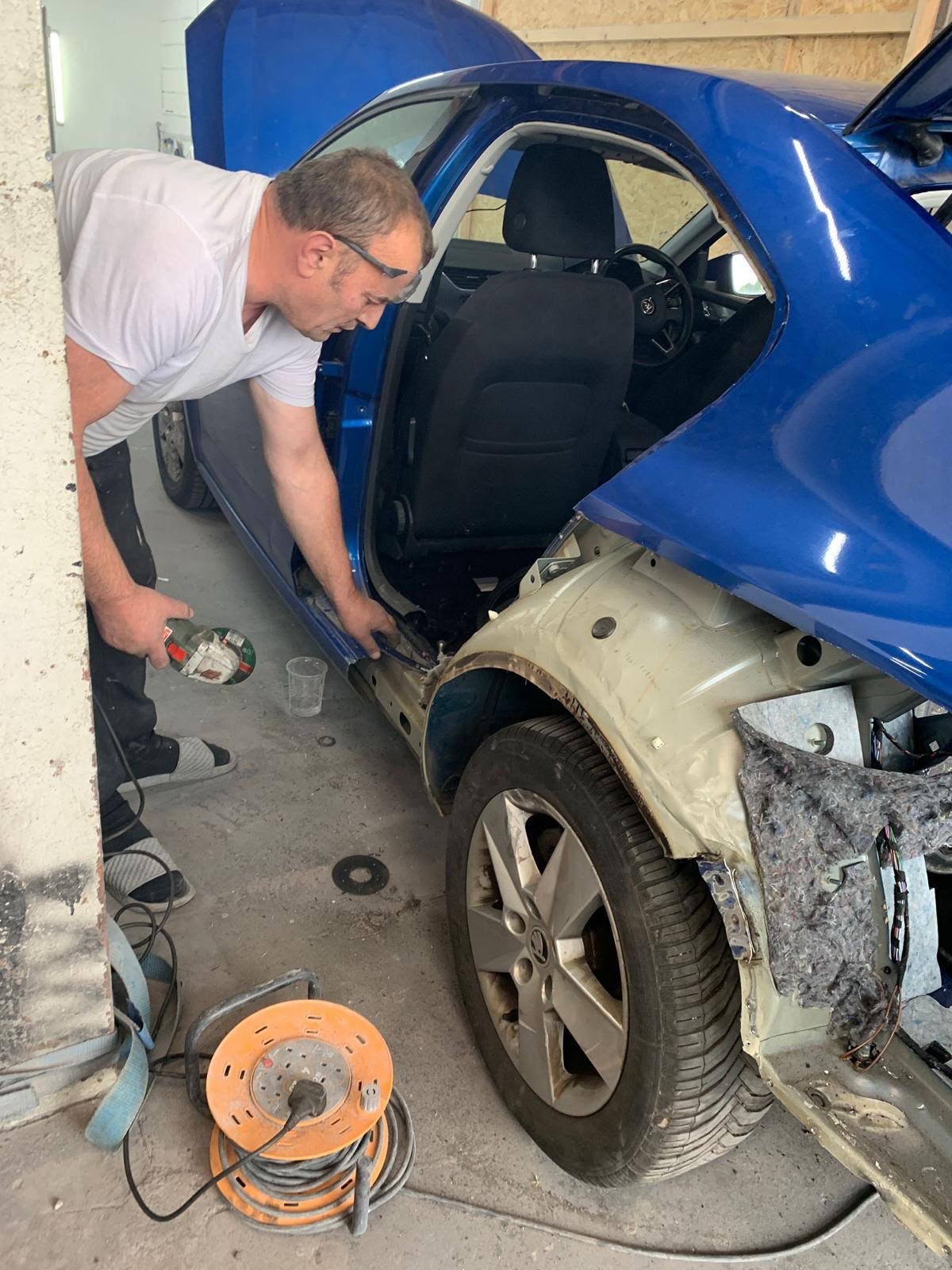Structural repair in the workshop
