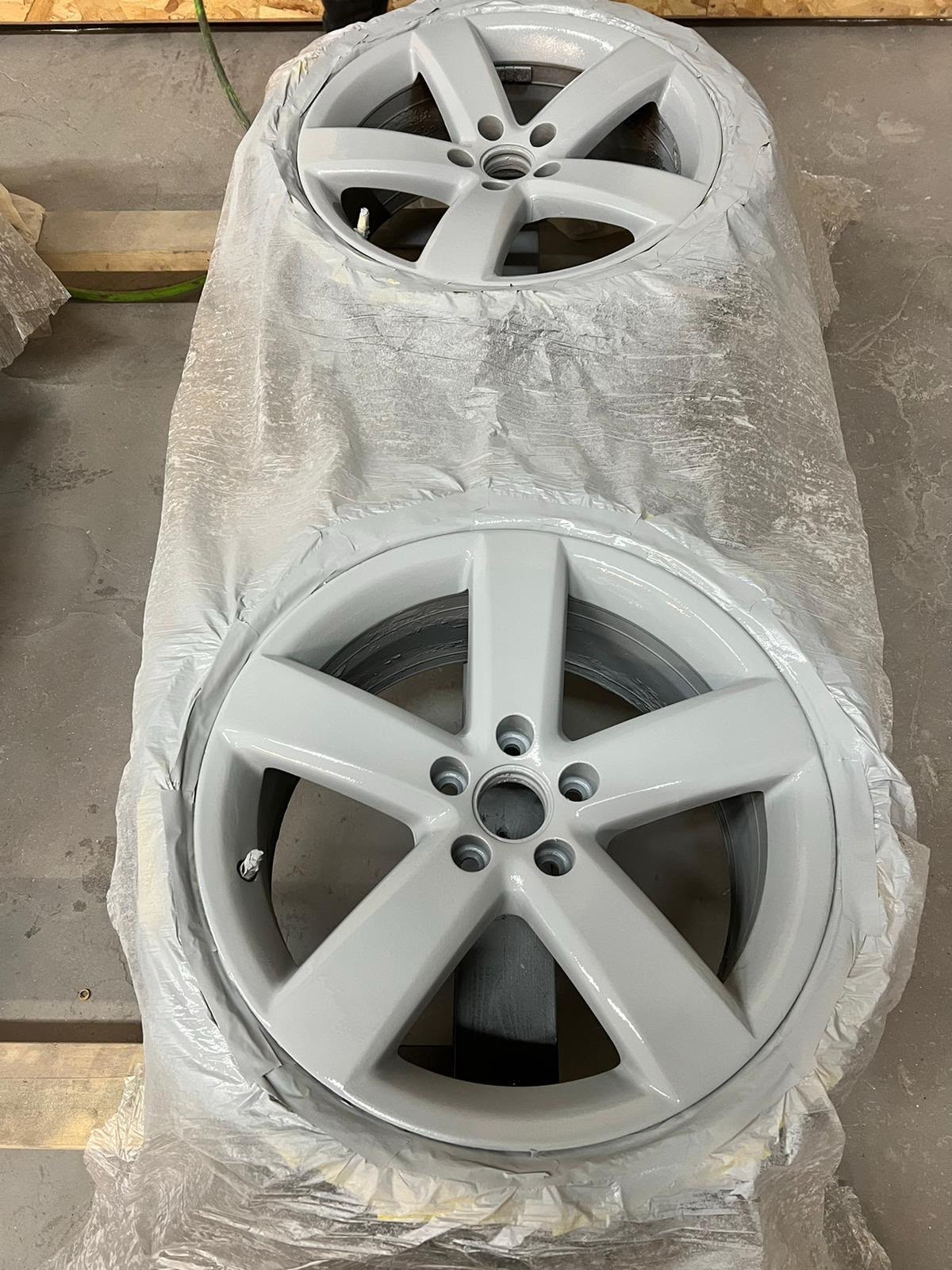 Alloy wheel refurbishment