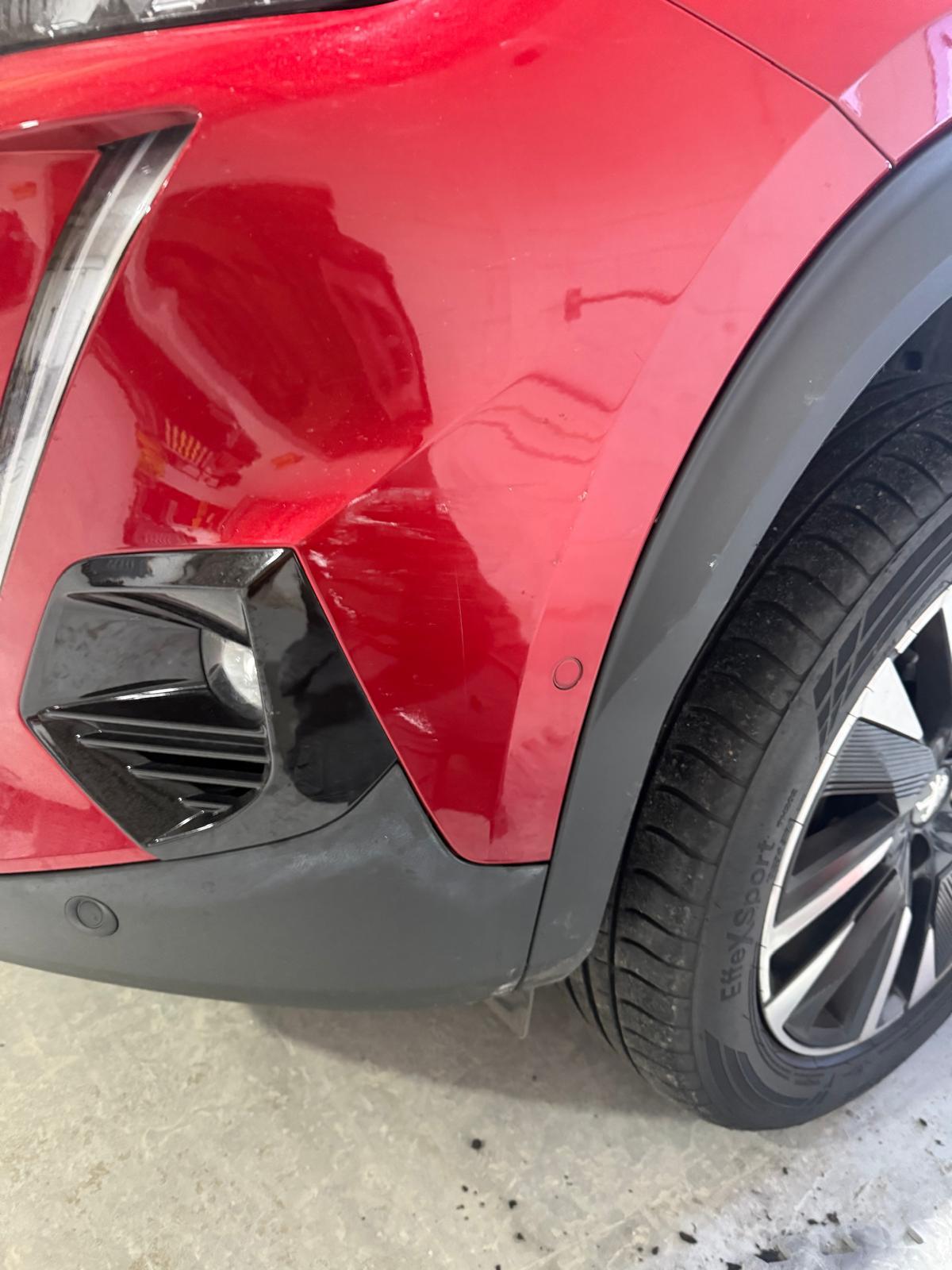 Bumper Repairs before